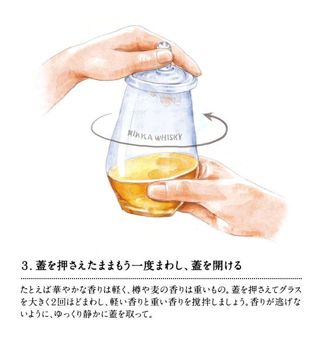 香りに出逢うグラス Nikka Whisky