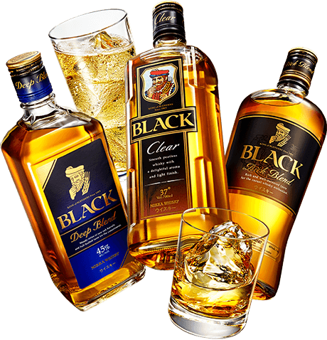 Black ルパン三世の挑戦状 ブラックニッカ クリア Nikka Whisky